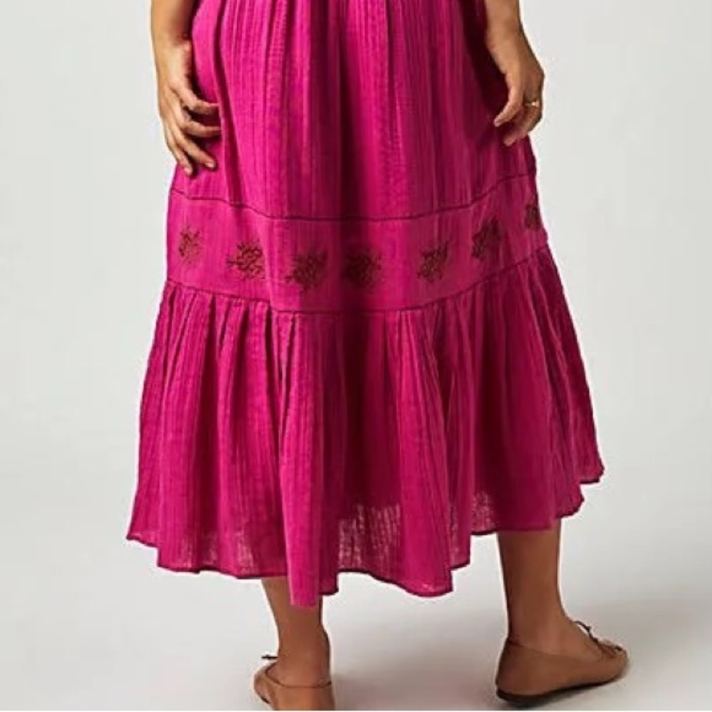 Free People Pink Maxi Dress - Picture 7 of 7